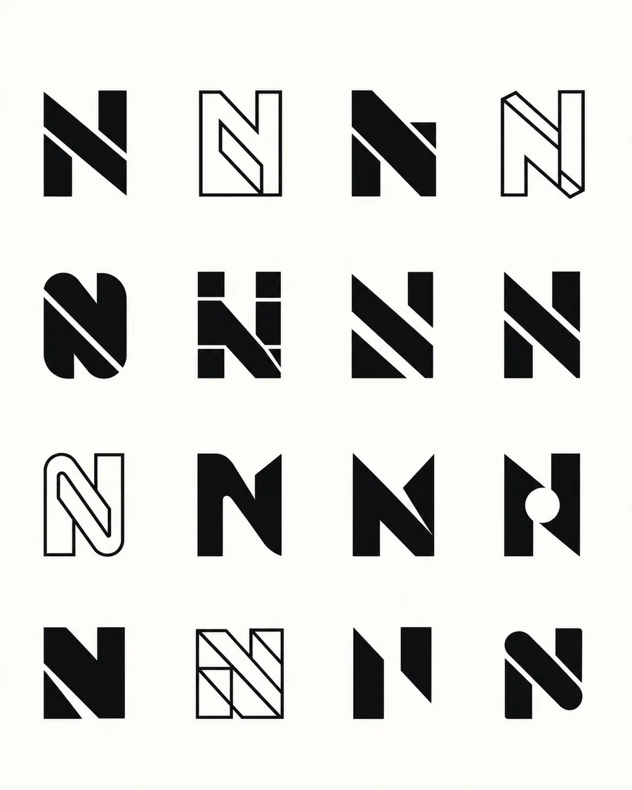 Geometric Monogram Exploration